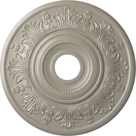 Ekena Millwork Vienna Ceiling Medallion (Fits Canopies up to 6 1/2"), 20"OD x 3 1/2"ID x 1 1/2"P, Pearl White CM20VIPWS